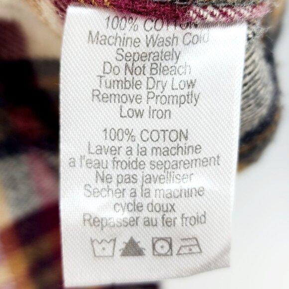 Legendary Whitetails shirt long sleeve Button-Up Medium Plaid Flannel - Picture 4 of 11